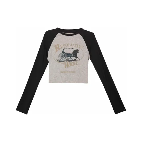 EVPGB T-рубашка Женская Серый и Черный