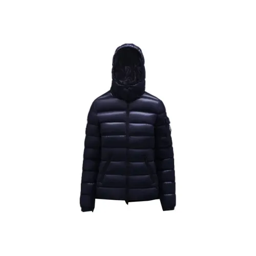 Moncler Buddy Series Пуховик Зимний Женский Темно-синий