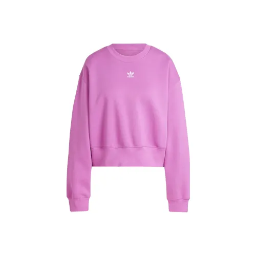 Adidas Originals Essential Adicolor Essentials CREW SWEATSHIRT Женские Half Pulse Светло-фиолетовый