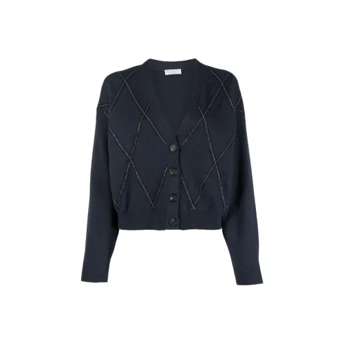 Brunello Cucinelli Синий Женская Трикотажная Одежда