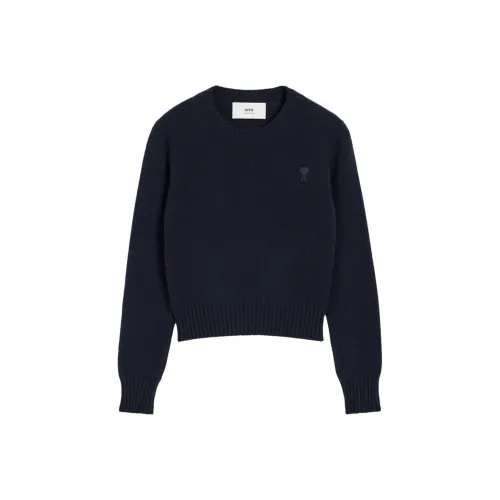 AMIPARIS Кашемир Свитер Женский Морской Синий