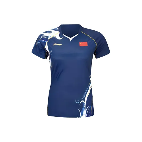 LINING T Рубашка Женская Темный Корабельный Синий