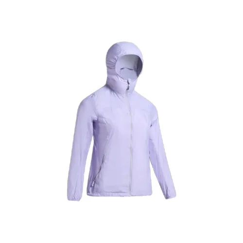 DECATHLON Светло-фиолетовый Женская одежда с защитой от УФ-лучей
