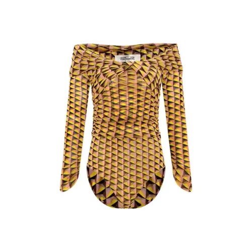 DVF Diane Von Furstenberg Комбинезон Женский Желтый