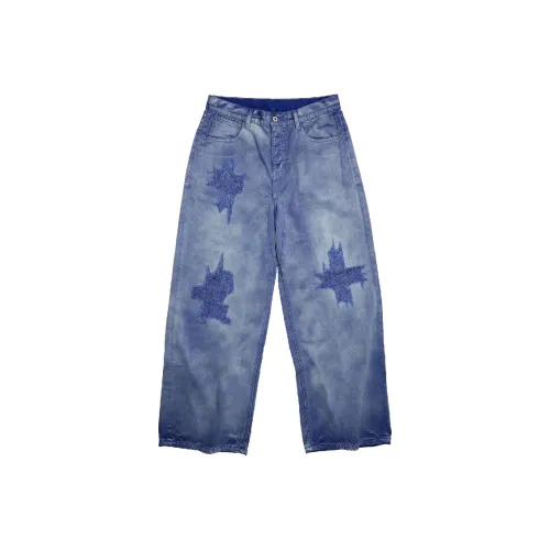 RESERFF Карго Брюки Мужские Светло-Синие