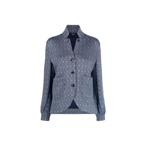 AMANI SS22 Куртки и Пальто Женские Синие