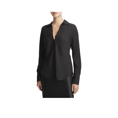 VINCE Черные Женские Рубашки