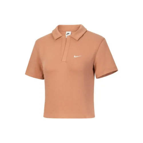 NIKE Апельсин Женские Поло