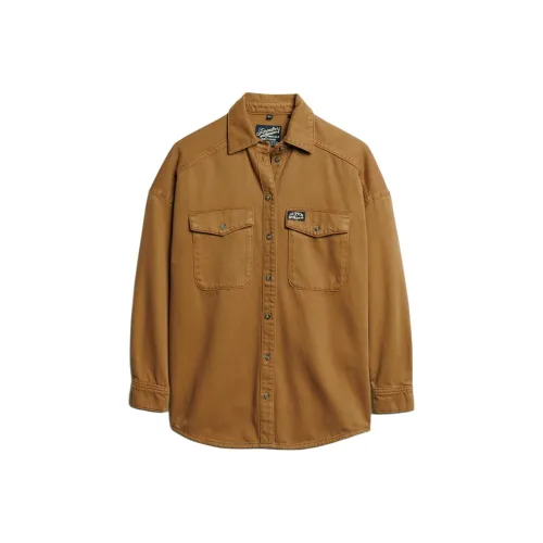 SUPERDRY Хаки Женские Рубашки