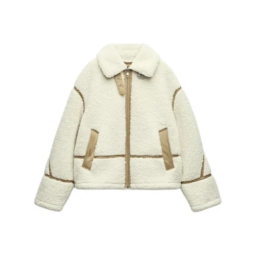 ZARA Бежевые Женские Куртки