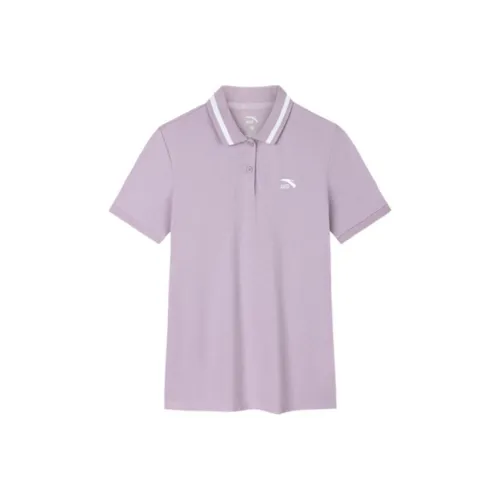 ANTA Life Collection Поло Женские Серый Ротанг Фиолетовый