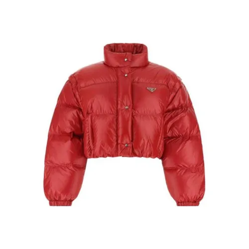 PRADA Красный Женские Пуховики