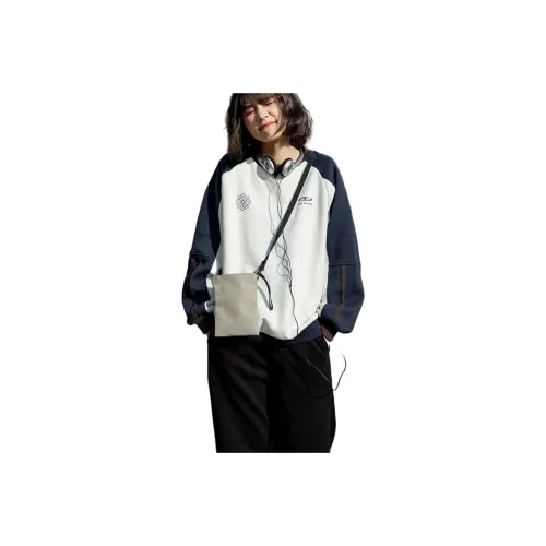 HOT HORSE SS23 Толстовка Женская Овсяный Серый с Темно-Синим