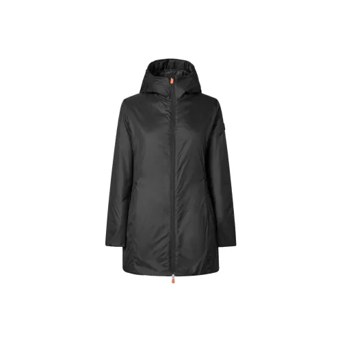 SAVE THE DUCK Длинная куртка Alba Куртки и пальто Женская Черная