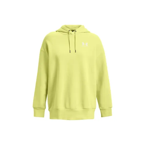 Under Armour Essential Лаймовый желтый Зеленый Женские Свитшоты