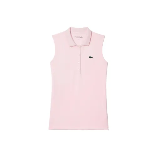 Lacoste Поло Женское Светло-Розовое