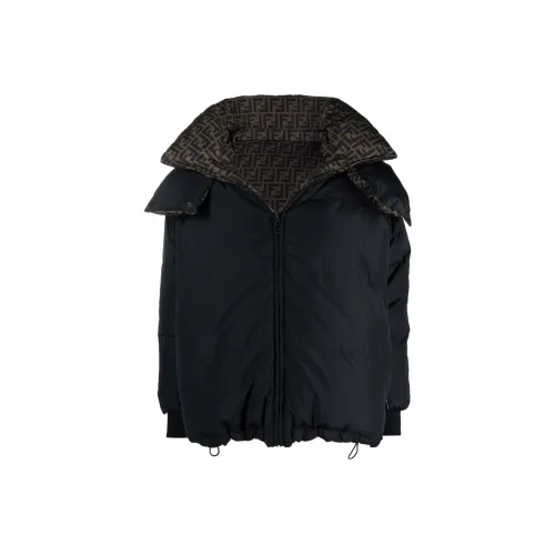 FENDI Пуховик Женские Черный