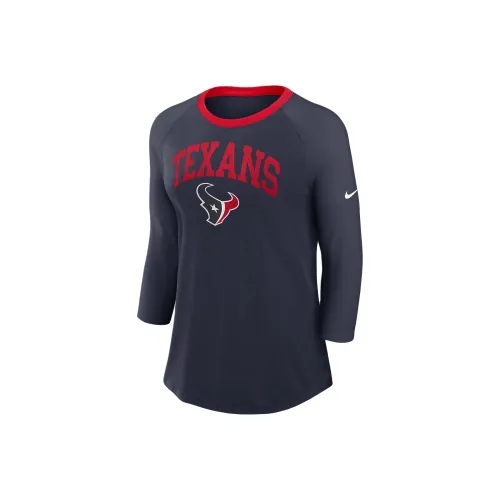 nike NFLHouston T-Shirt Женская Морской Синий