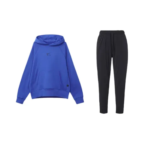 Nike Синий Фиолетовый/Черный Унисекс Повседневная Спортивная Одежда