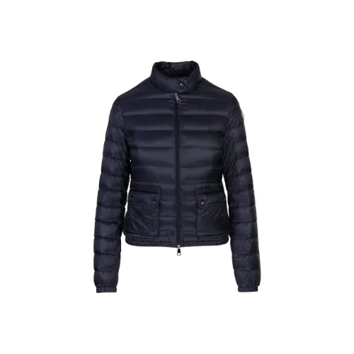 Moncler SS21 Пуховик Зимний Женский Полуночный Синий