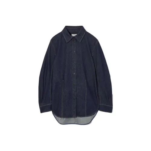 COS Индиго Женские Рубашки