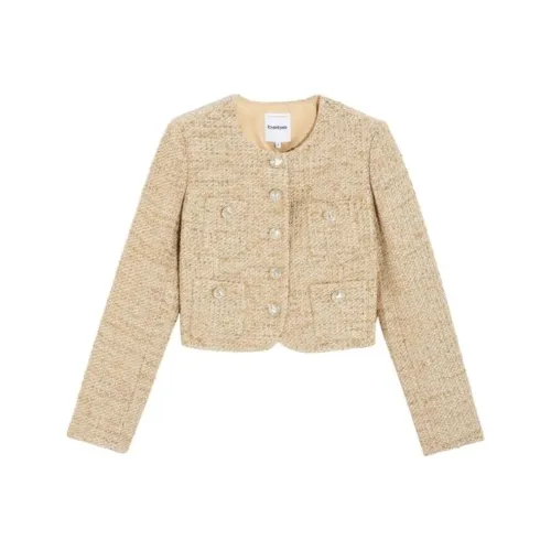 BEBE FW24 Куртки и Пальто Женские Кофейного цвета