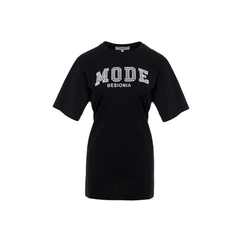 BESIONIA Черные Женские Т-рубашки
