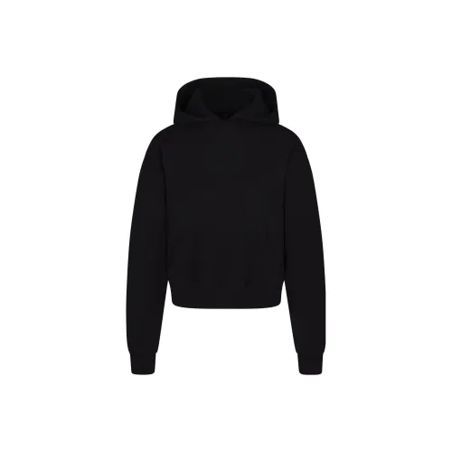 SKIMS Cotton Fleece CLASSIC Hoodie Свитшот Женский Onyx Onyx