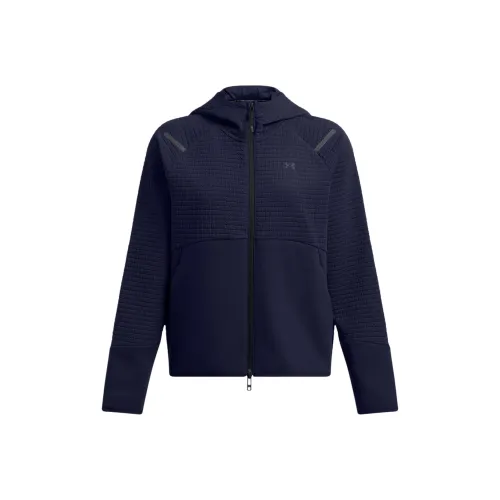 Under Armour Unstoppable Темно-синяя Женская Куртка