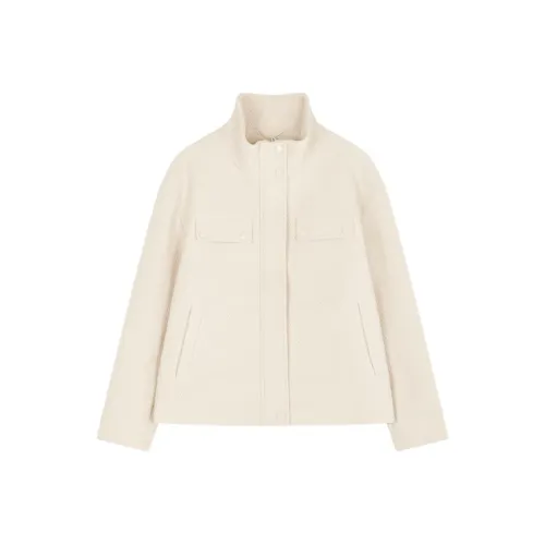 IHIMI Куртки и Пальто Женские Элегантные Бежевые