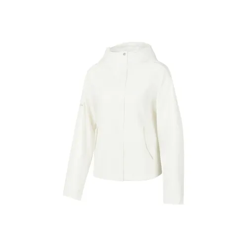 Skechers Yazhuan Series Куртки Пальто Женские Кокос Зеленый Сок Белый