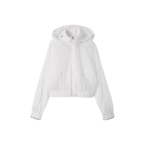 DECATHLON Куртки Пальто Женские Прозрачный Белый