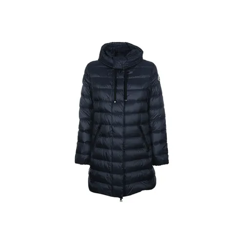 Moncler SS21 Пуховик Женский Морской Синий