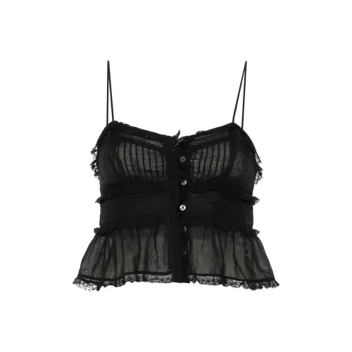 ISABEL MARANT ETOILE SS24 Топ на бретелях Женский Черный