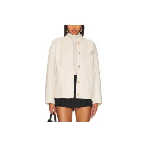 FREE PEOPLE Куртки и Пальто Женские Экрю