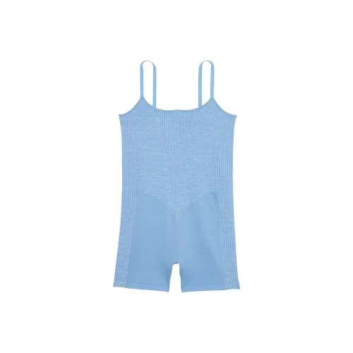 Victoria's Secret Розовый The Wave Soft Seamless Комбинезон Джинсовый синий Комбинезон Женские Джинсовый синий