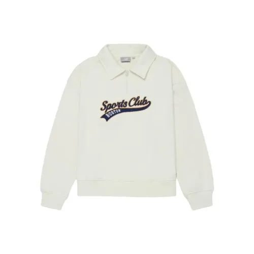 New Balance Толстовка Женская Айвори Белый