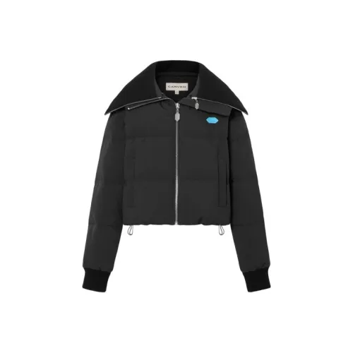 Carven Черные Женские Пуховики