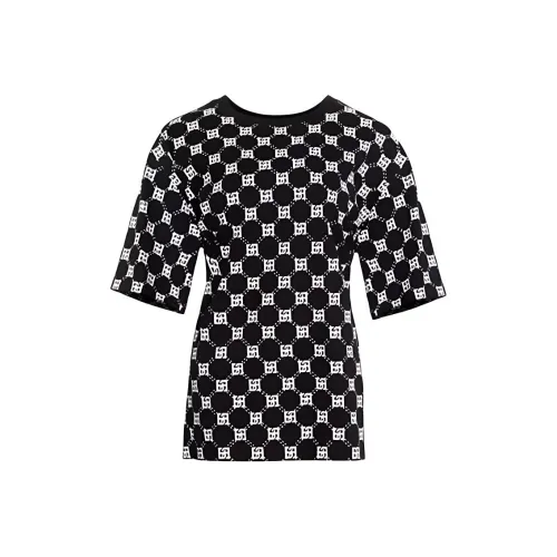 BESIONIA T Рубашка Женская Черная с узором