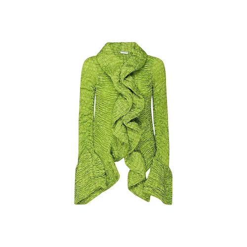 DRIES VAN NOTEN Зеленые Женские Куртки