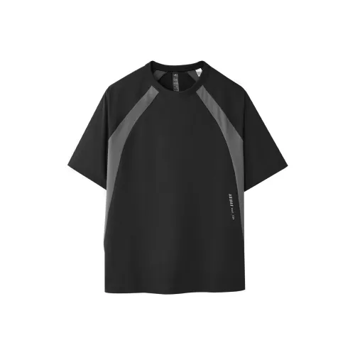 Adidas T-Shirt Мужская Черная Серая