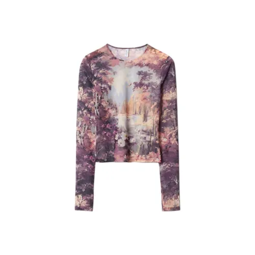 Other Stories Трикотаж Женский Фиолетовый С принтом