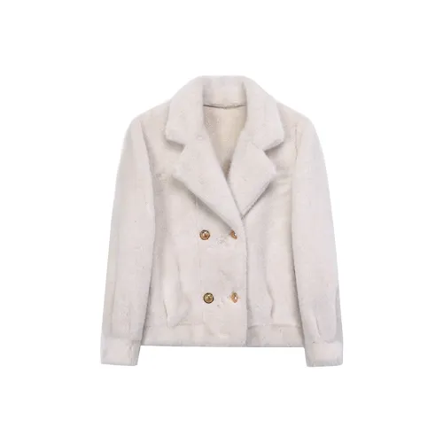 Beast King Утолщенная Термическая Искусственный мех Куртка Женская