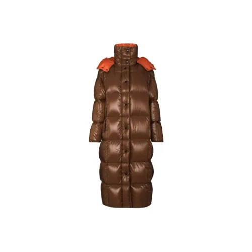 Moncler Parnaiba Series Коричневая Женская Пуховая Куртка