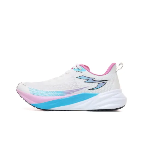 WANBUZHE Беговые кроссовки Низкий верх Белый Розовый Синий Носки Унисекс