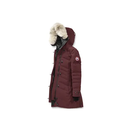 Canada Goose Lorette Series Пуховик Женские Ягодно-красный
