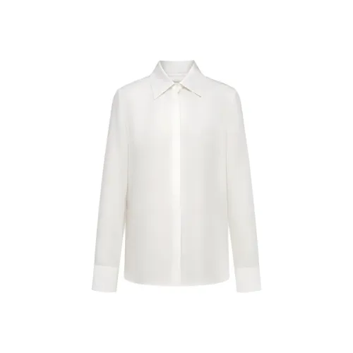 Ferragamo FW24 Рубашка Женские Mascarpone Цвет сыра