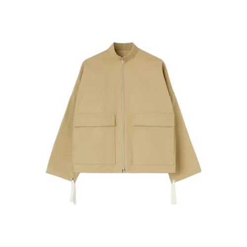 JIL SANDER Хаки Женские Куртки
