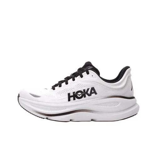 HOKA ONE ONE Bondi 9 Беговые кроссовки Низкий топ Белый Черный Мужской