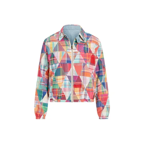 Polo Ralph Lauren SS24 Куртки Пальто Женские Пэчворк Шамбре